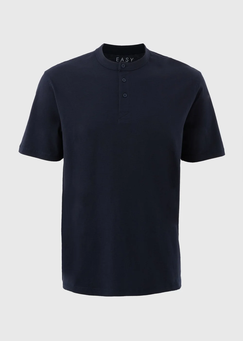 Navy Grandad T-Shirt - S Image 3