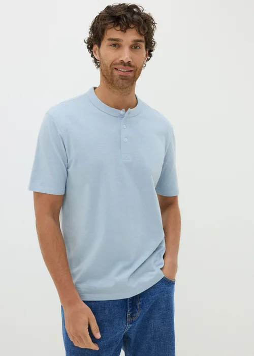 Blue Grandad T-Shirt - S Image 2