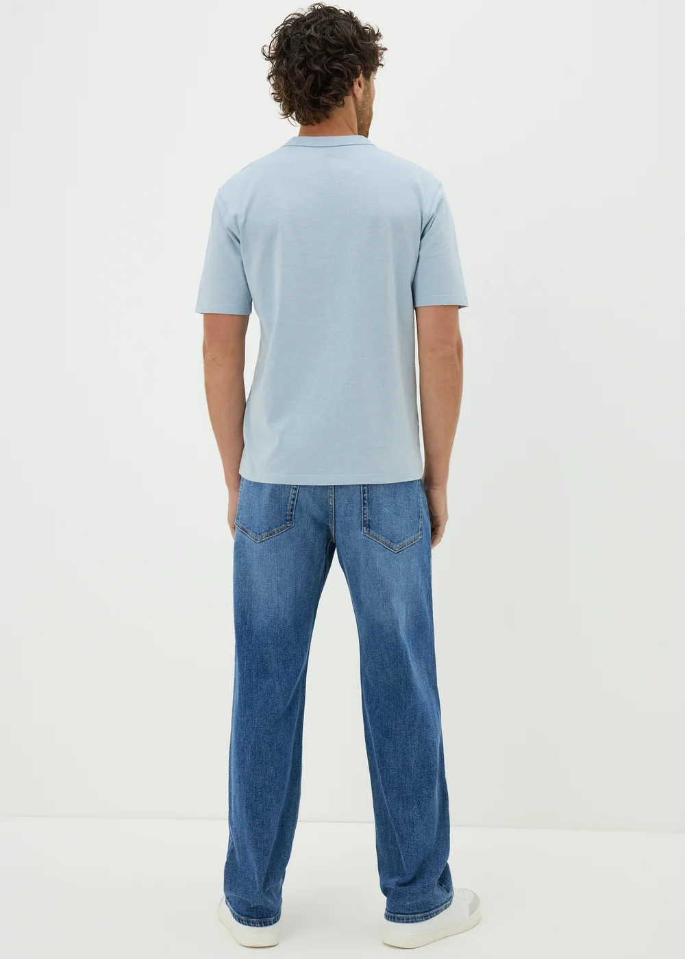 Blue Grandad T-Shirt - S Image 3