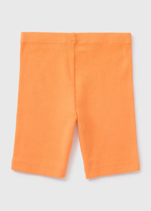 Girls Orange Cycling Shorts (1-7yrs) - 1 half year to 2 Image 1