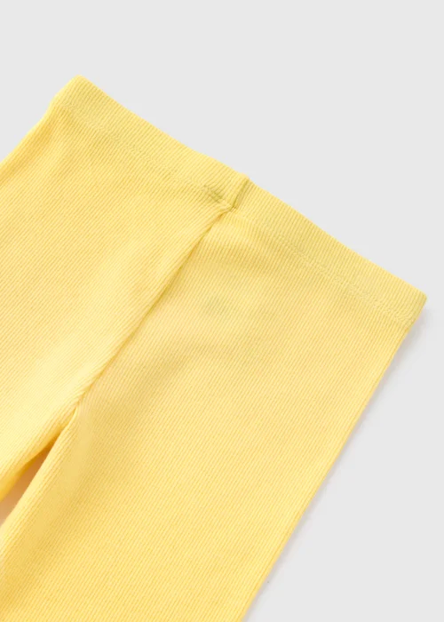 Girls Yellow Cycling Shorts (1-7yrs) - 1 half year to 2 Image 2