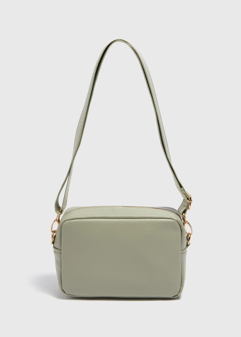 Green Faux Leather Camera Bag - One Size Image 3