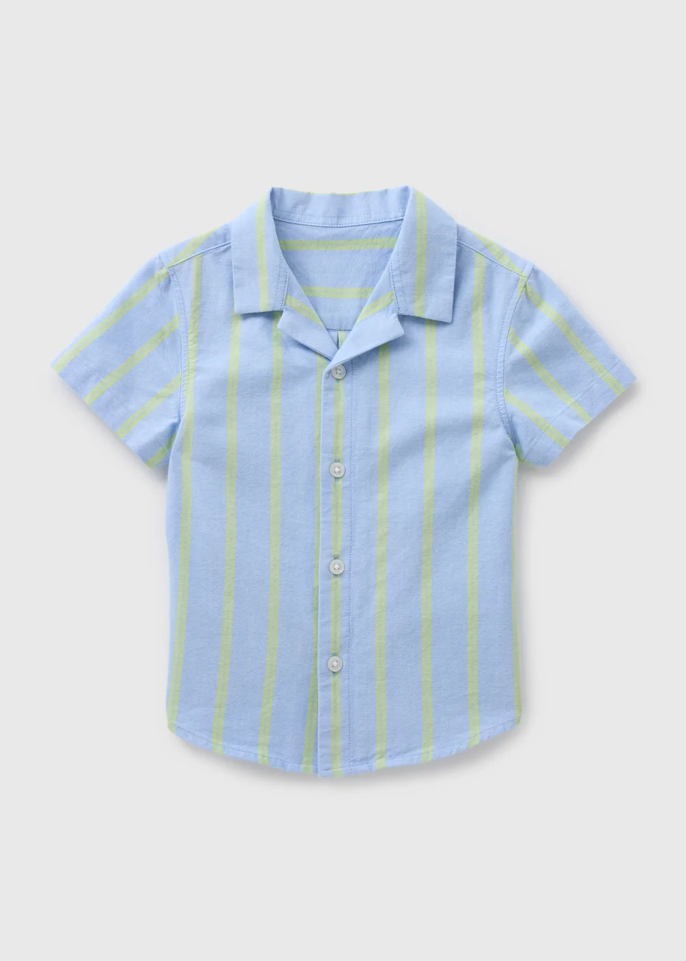 Boys Blue Stripe Oxford Shirt (1-7yrs) - 1-1.5 Yrs Image 1