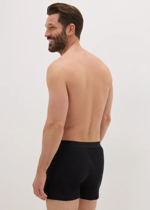 3 Pack Black Loose Fit Boxers - S Image 2