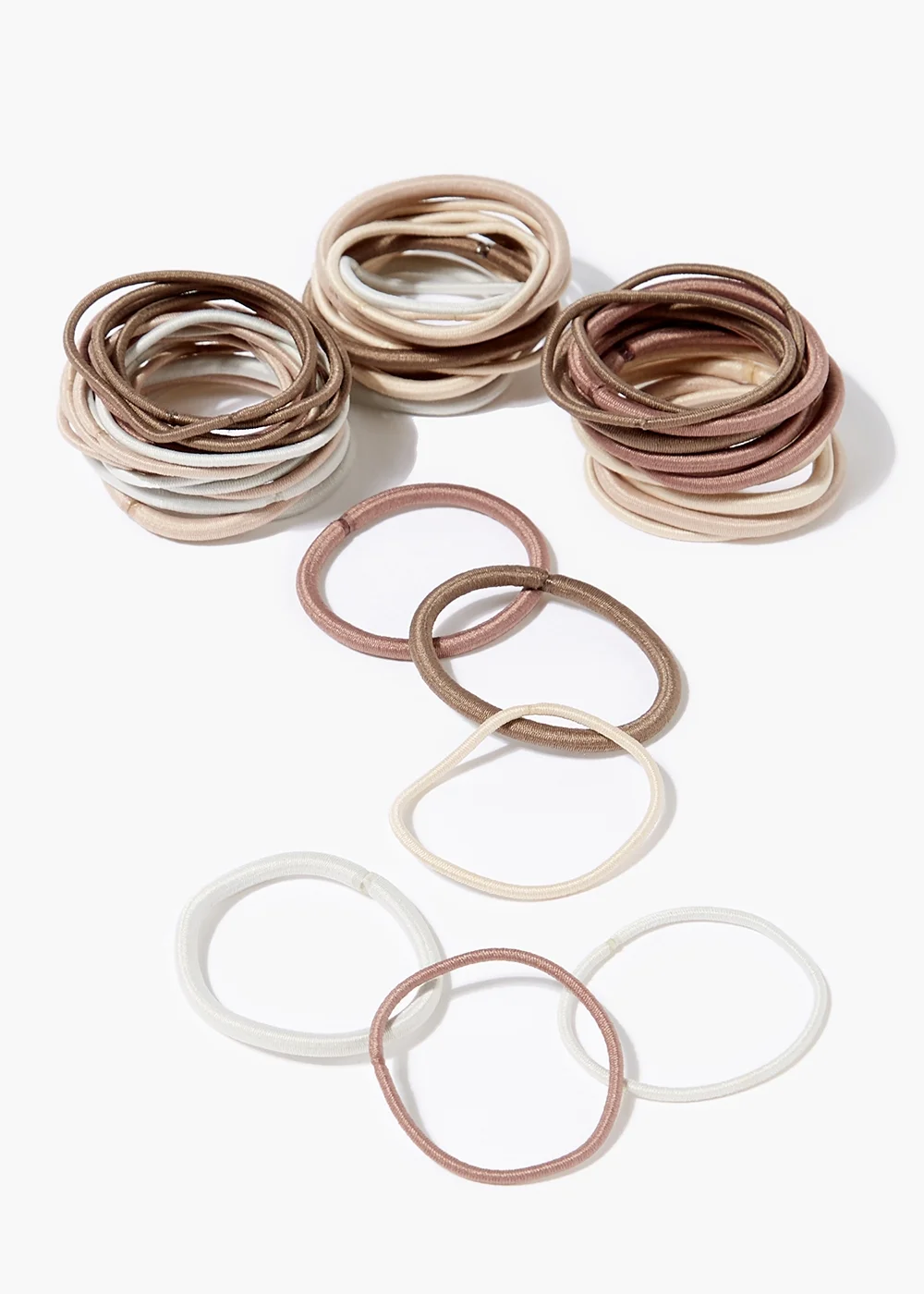 Multipack Nude Hair Bobbles - One Size Image 1