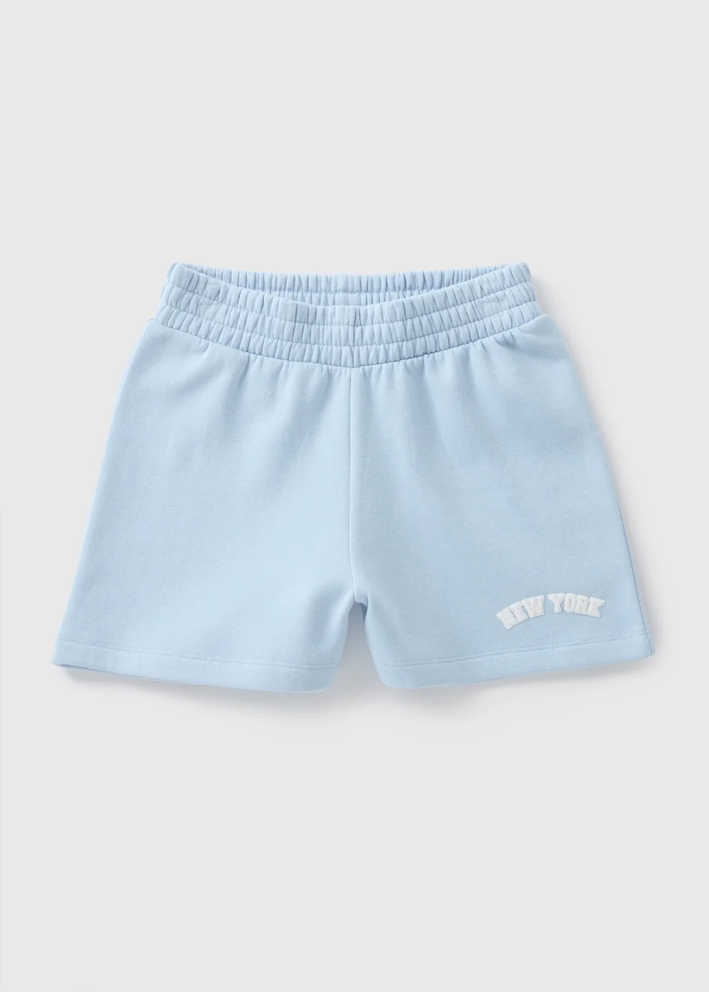 Girls Blue Jersey Shorts (7-15yrs) - 8 Yrs Image 1