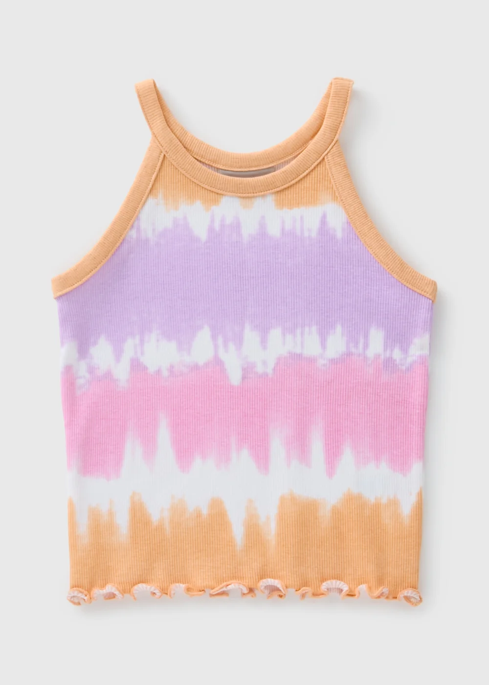 Girls Multicolour Tie Dye Vest (7-15yrs) - 7 Yrs Image 1
