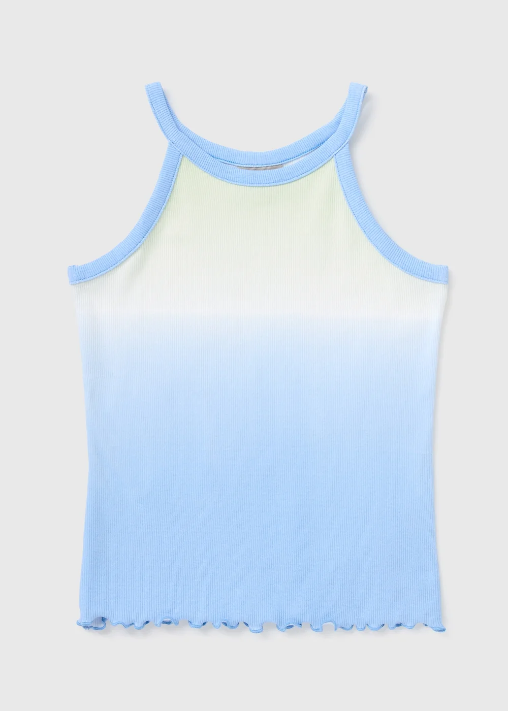 Girls Blue Ombre Vest (7-15yrs) - 10 Yrs Image 1