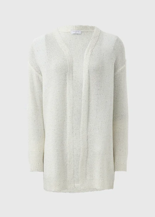 Ivory Sequin Sparkle Cardigan - XS Image 4