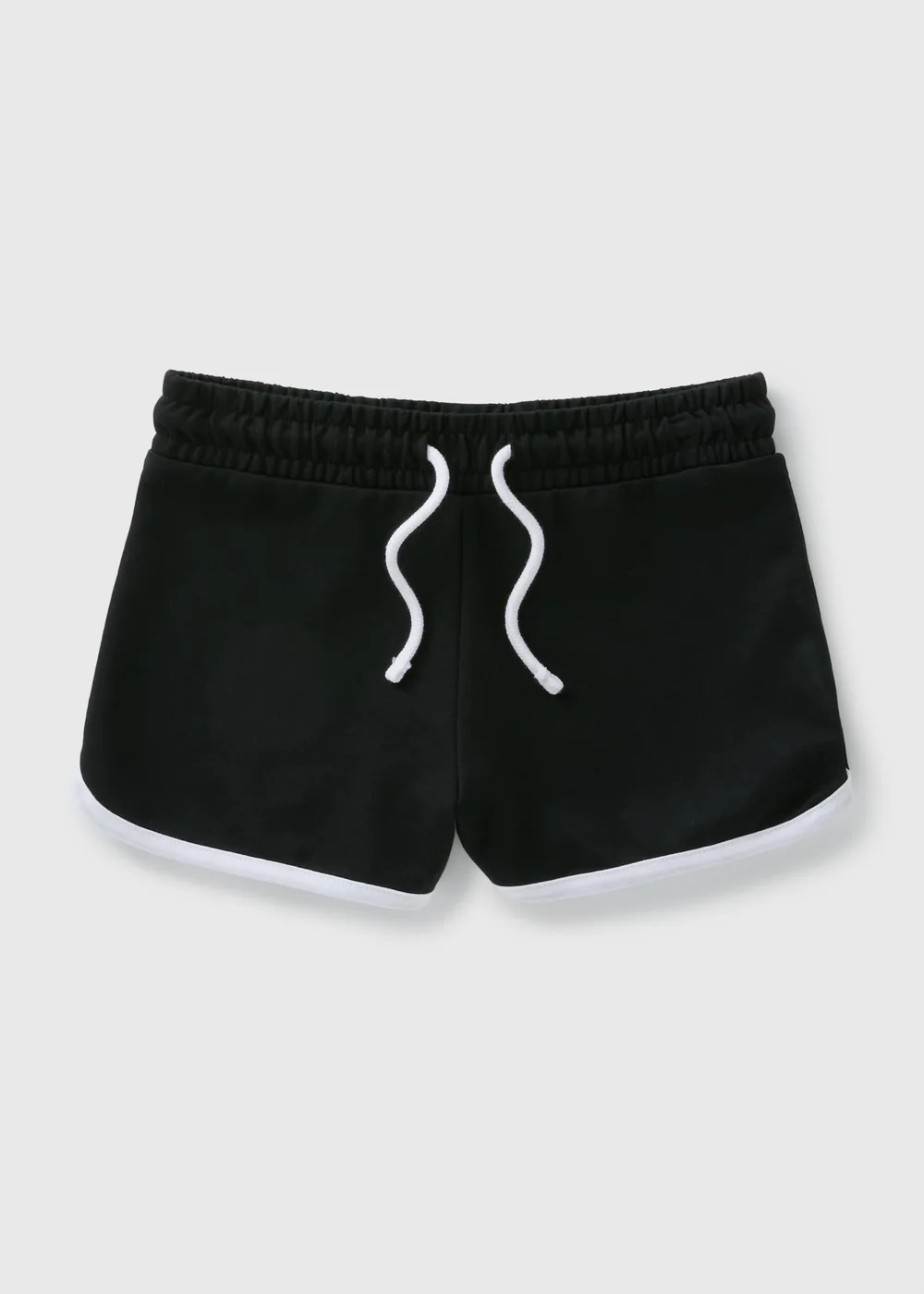 Girls Black Runner Shorts (7-15yrs) - 8 Yrs Image 1