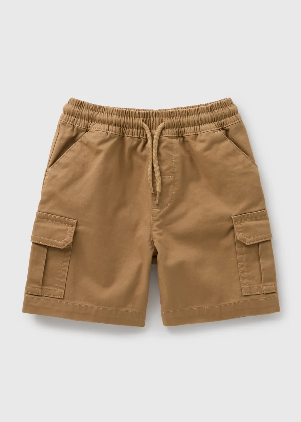 Boys Tan Cargo Shorts (1-7yrs) - 1 half year to 2 Image 1