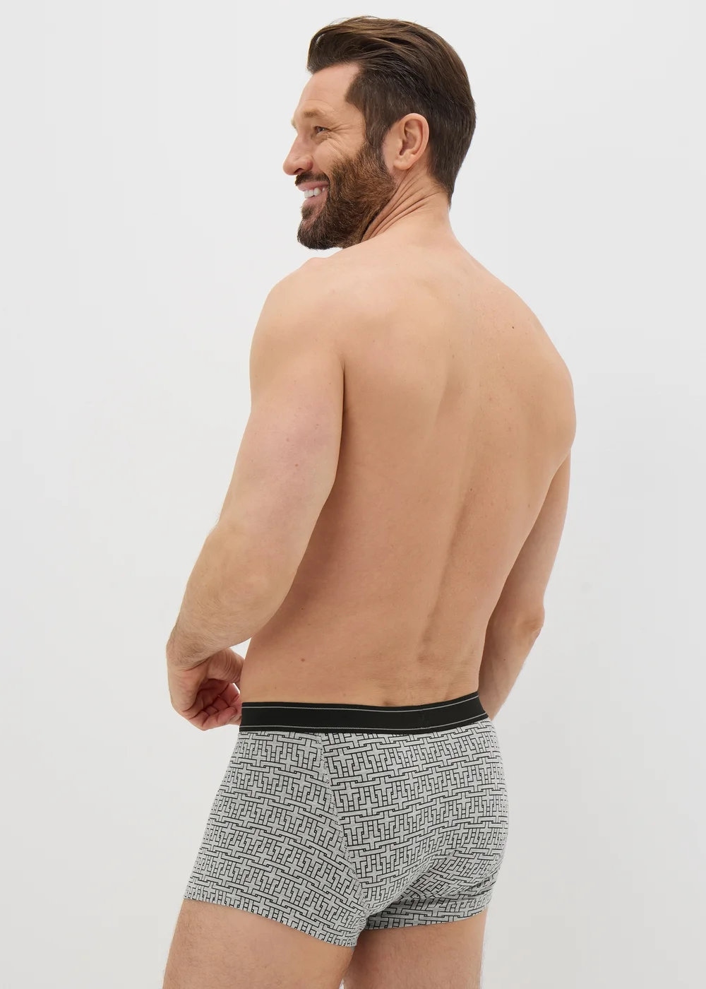 5 Pack Black Mono Hipsters - XS Image 3