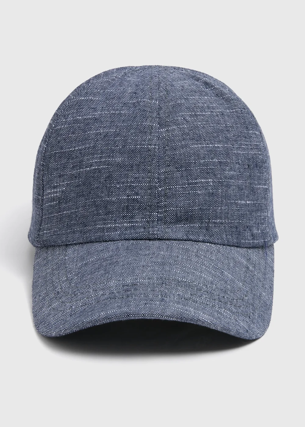 Grey Linen Look Cap - One Size Image 1