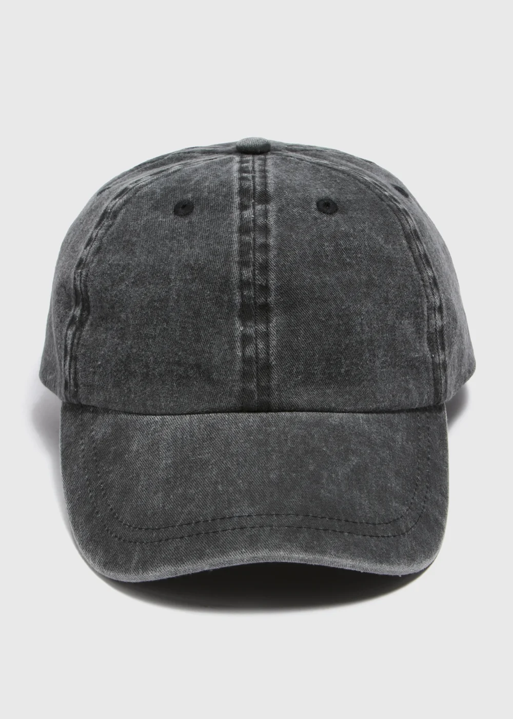 Charcoal Denim Cap - One Size Image 1