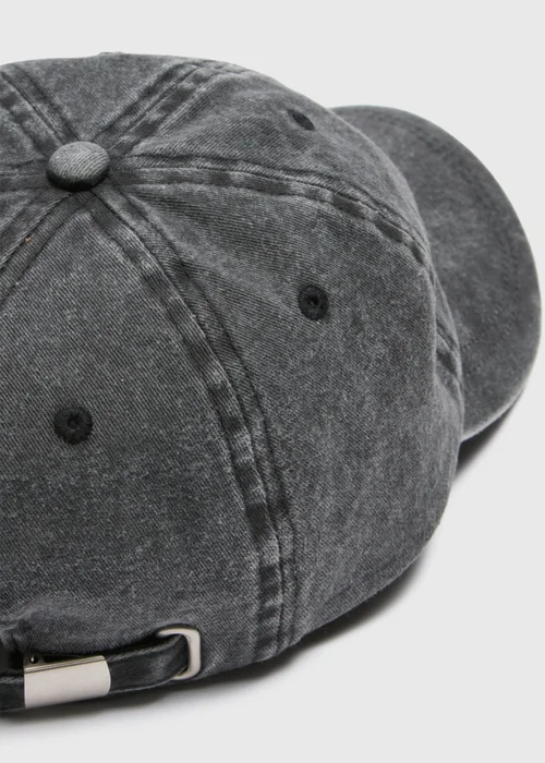 Charcoal Denim Cap - One Size Image 2