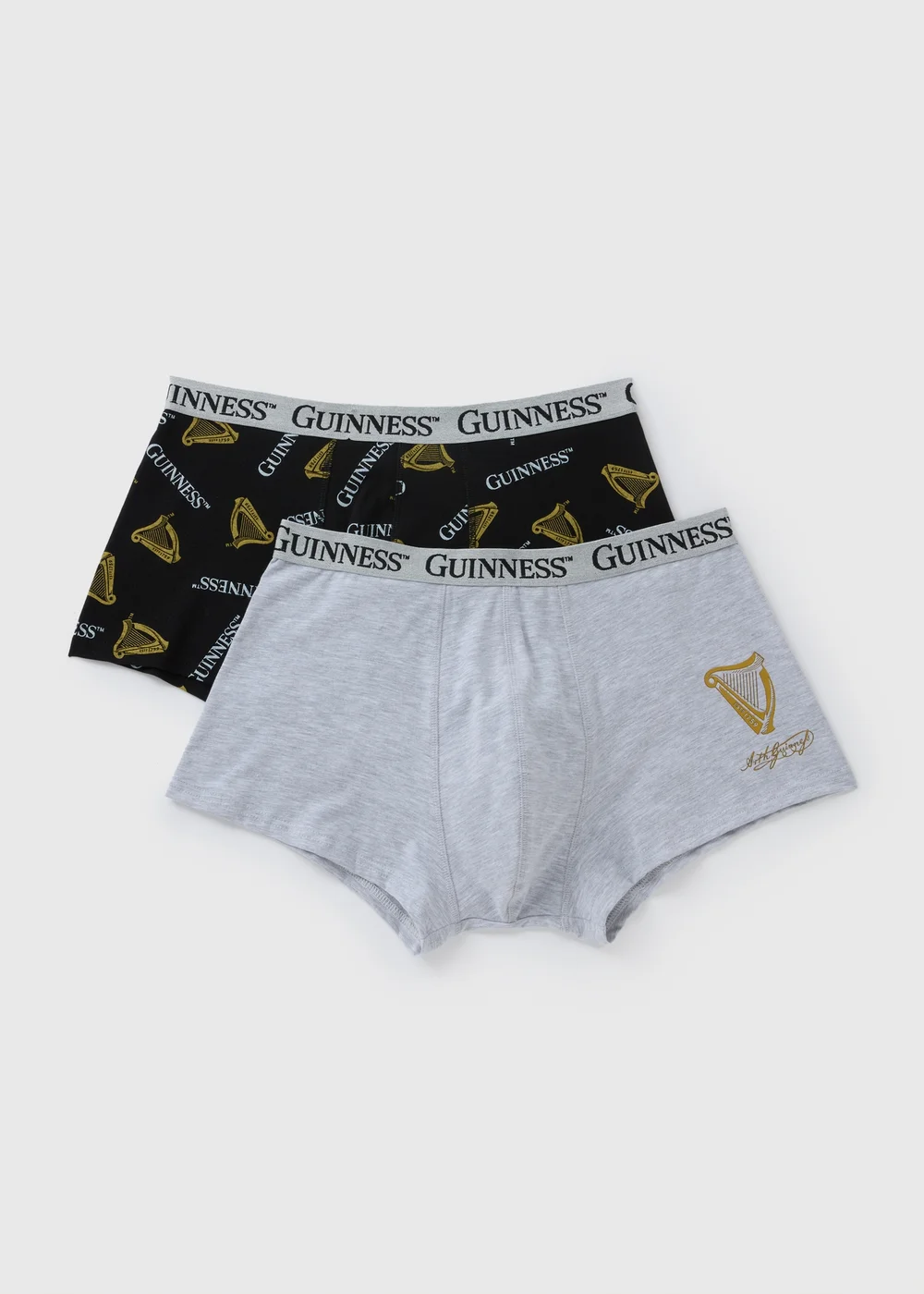 2 Pack Grey Guinness Boxers - XS Image 1