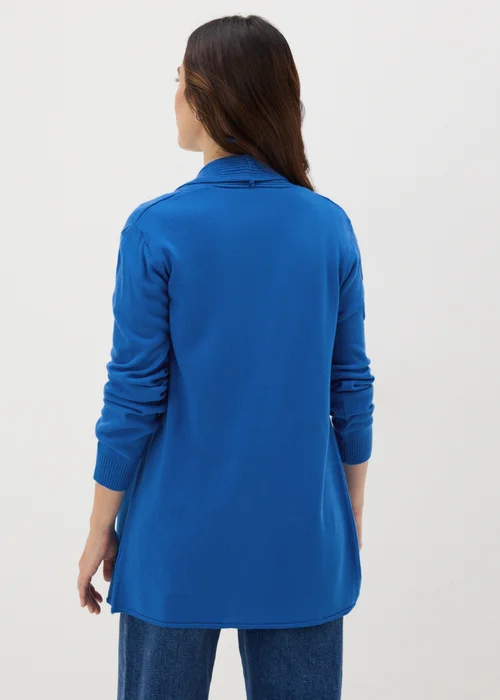 Blue Longline Cardigan - 8 Image 3