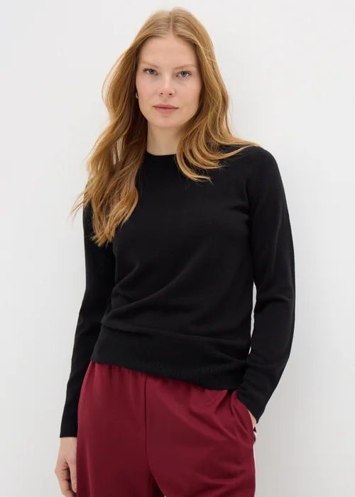 Black Crew Neck Jumper - 8 Image 1