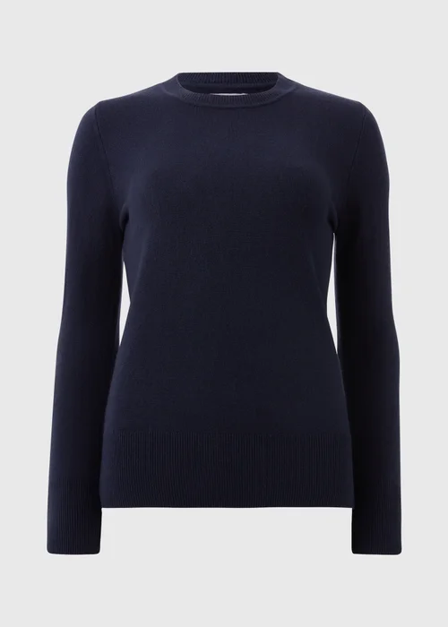 Navy Crew Neck Jumper - 8 Image 4