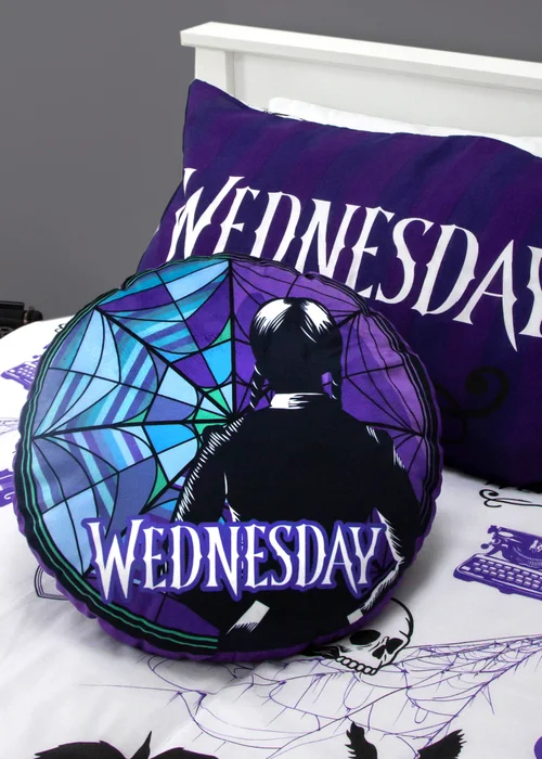 Wednesday Decorative Shaped Cushion 40cm - One Size Image 1