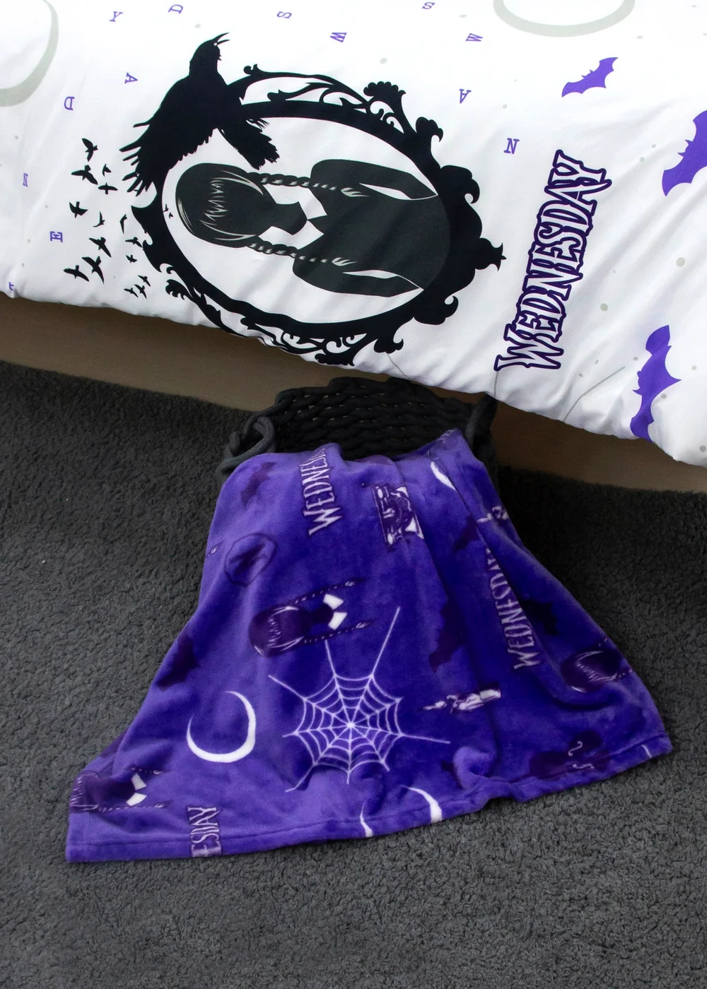 Wednesday Destined Fleece Throw 100 x 150cm - One Size Image 4