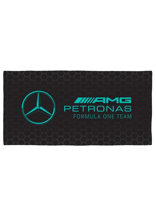 Mercedes Luxury 100% Formula 1 Cotton Towel 75 x 150cm - One Size Image 5
