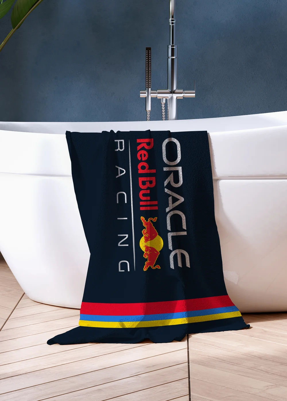Red Bull 100% Cotton Formula 1 Towel 75 x 150cm - 75 X 150 Image 1