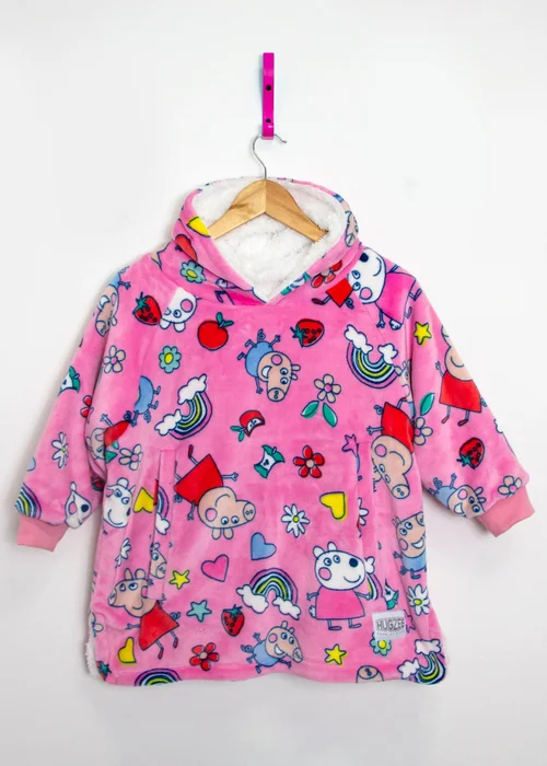 Peppa Pig Sunny Days Wearable Hooded Snuggle Fleece - Small Image 1