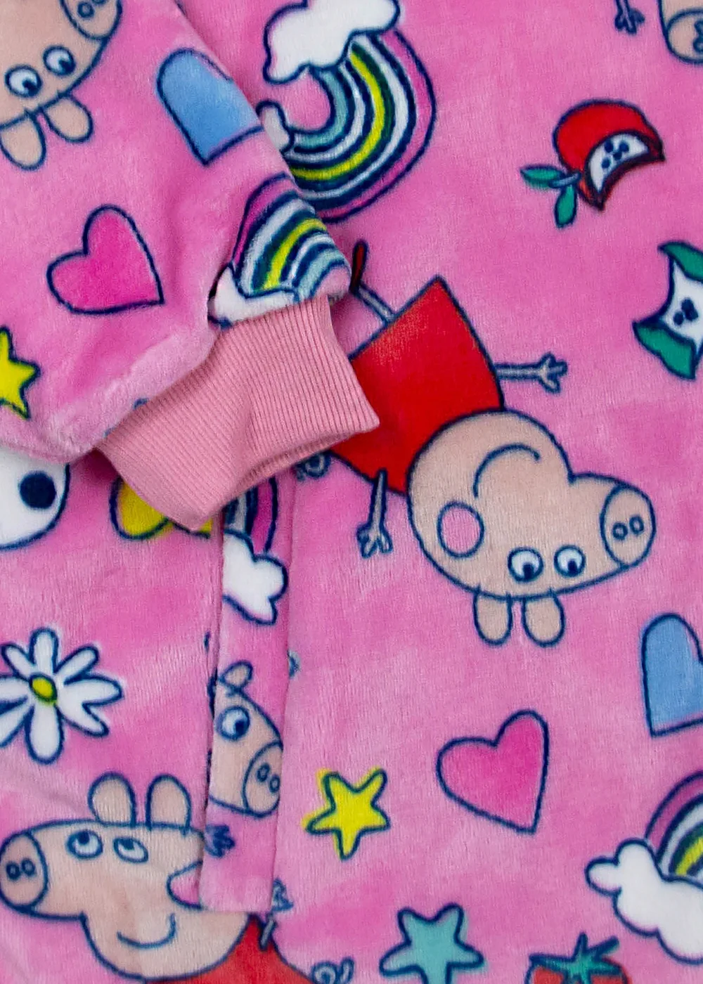 Peppa Pig Sunny Days Wearable Hooded Snuggle Fleece - Small Image 3