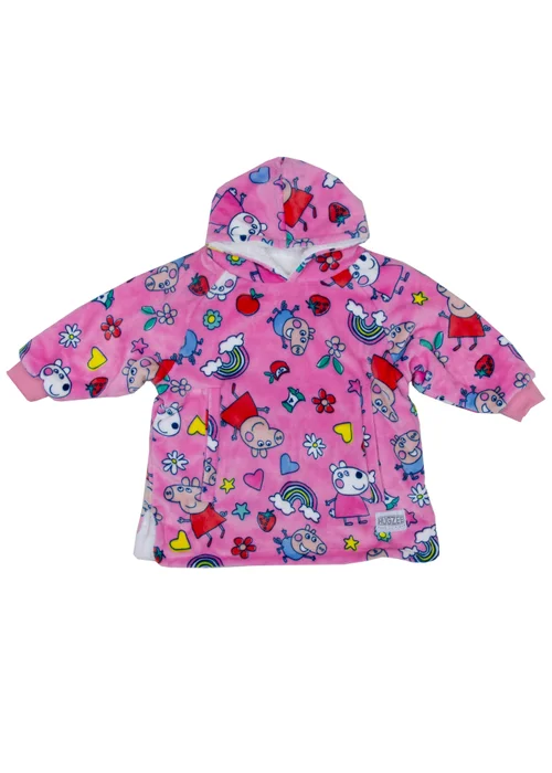 Peppa Pig Sunny Days Wearable Hooded Snuggle Fleece - Small Image 5