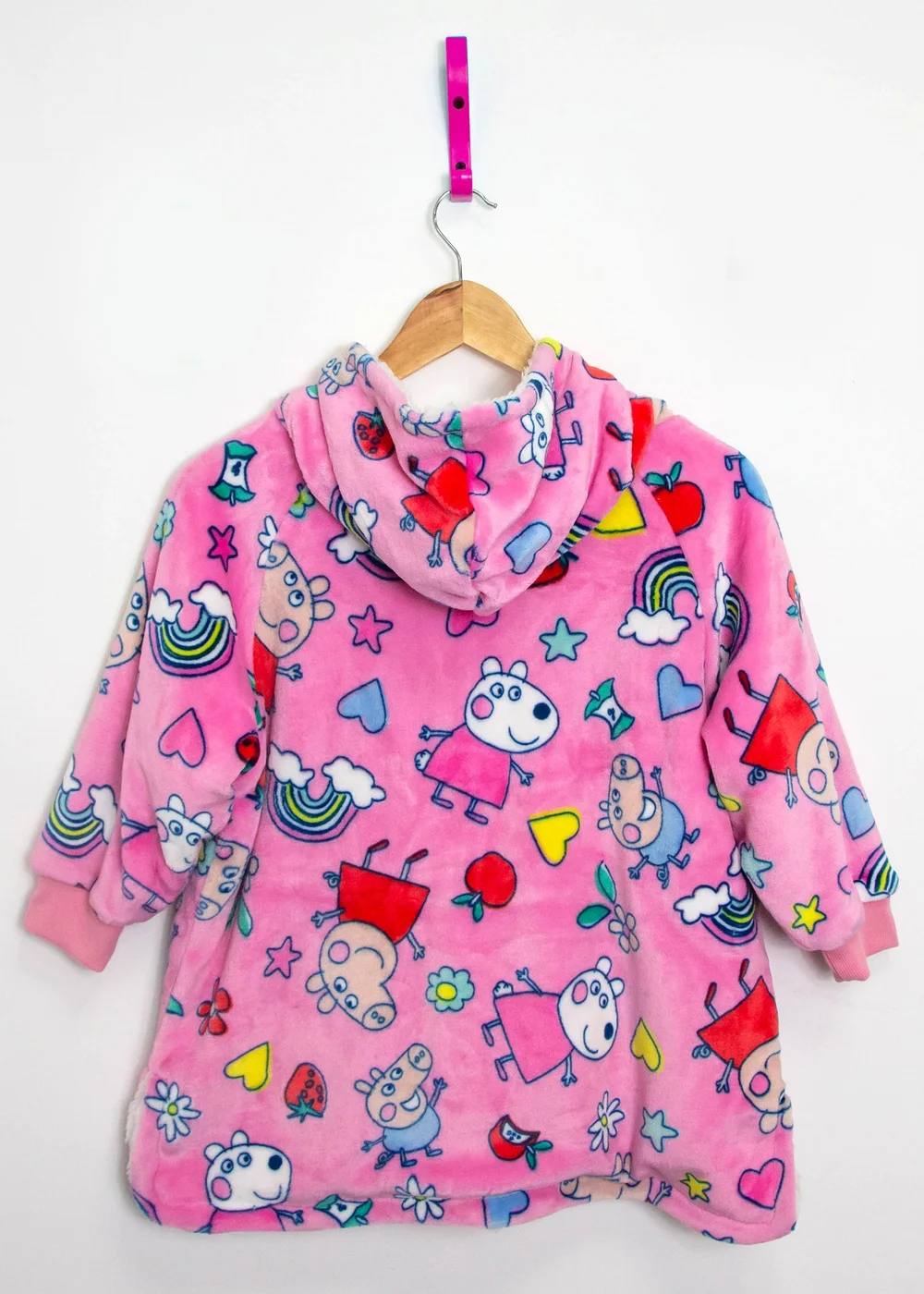 Peppa Pig Sunny Days Wearable Hooded Snuggle Fleece - Small Image 2