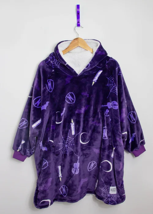 Wednesday Wearable Hooded Snuggle Fleece - Medium Image 3