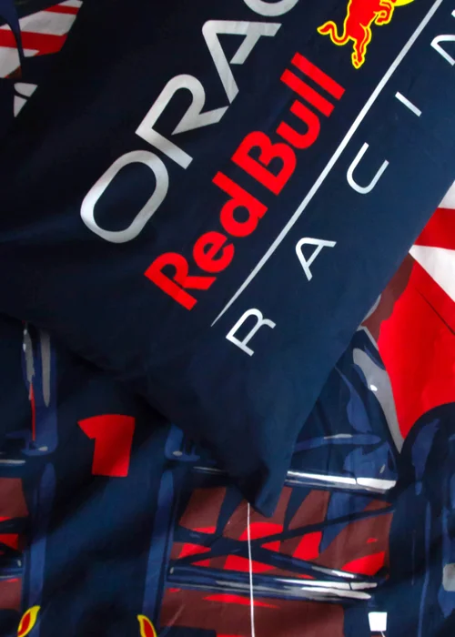 Red Bull Formula 1 Polycotton Reversible Duvet Cover Set - Single Image 5