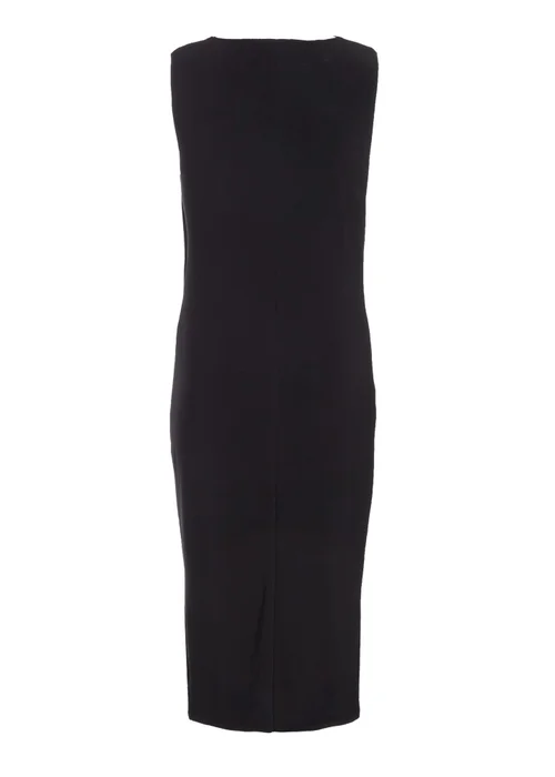 Quiz Black Buckle Detail Midi Dress - 6 Image 5