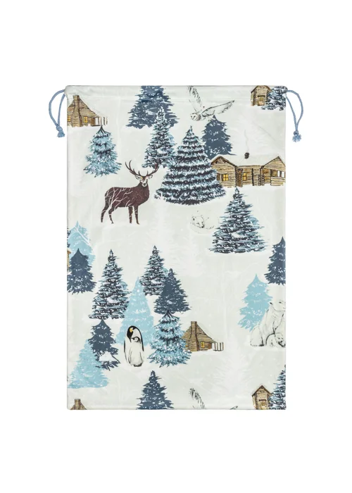 furn. Arcticus Velvet Christmas Christmas Sack - One Size Image 1