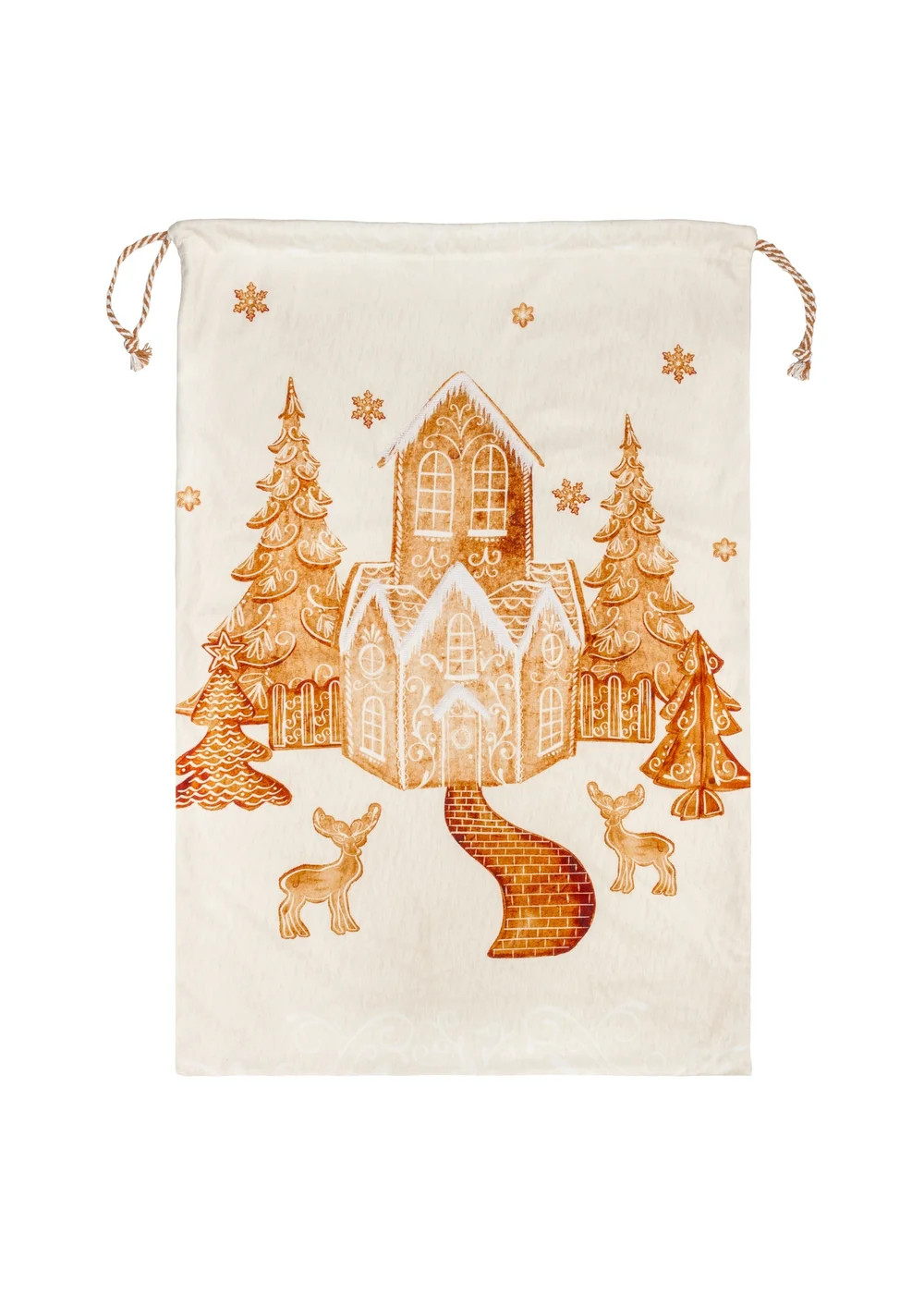 furn. Gretel Velvet Christmas Sack - One Size Image 1