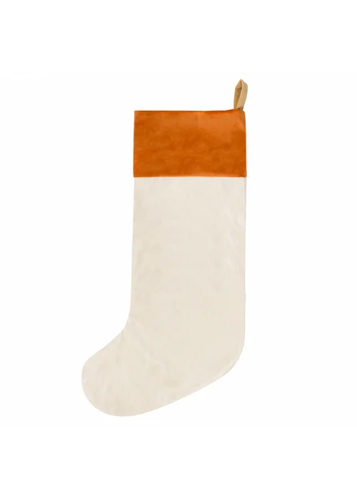furn. Gretel Velvet Christmas Stocking - One Size Image 2