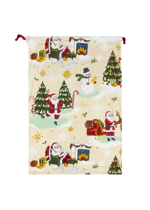 furn. Jolly Santa Christmas Sack - One Size Image 1