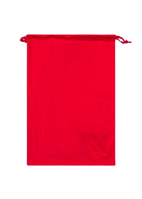 furn. Ho Ho Ho Velvet Christmas Sack - One Size Image 2