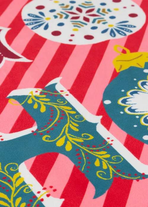 furn. Ho Ho Ho Velvet Christmas Sack - One Size Image 3