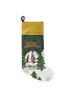 furn. Showtime Velvet Christmas Stocking - One Size Image 1