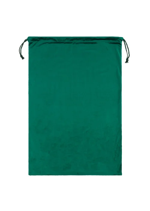 Evans Lichfield Vintage Santa Velvet Christmas Sack - One Size Image 2