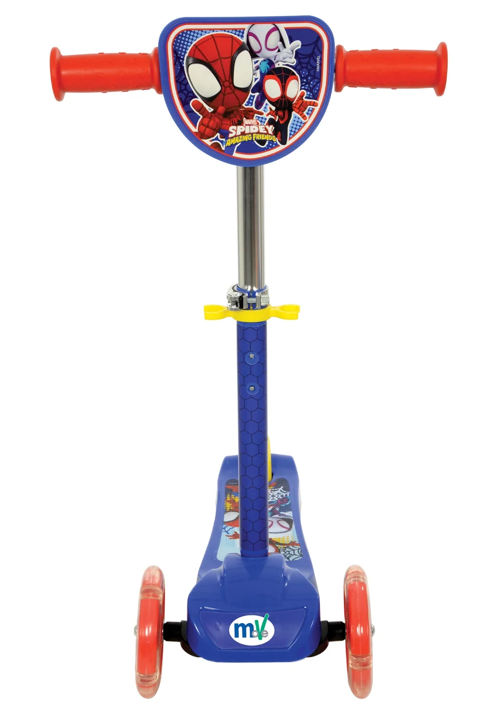 Marvel Spidey & His Amazing Friends Mini Go Tilt Scooter With Lights - One Size Image 3