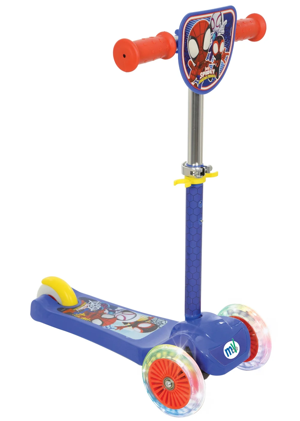 Marvel Spidey & His Amazing Friends Mini Go Tilt Scooter With Lights - One Size Image 1