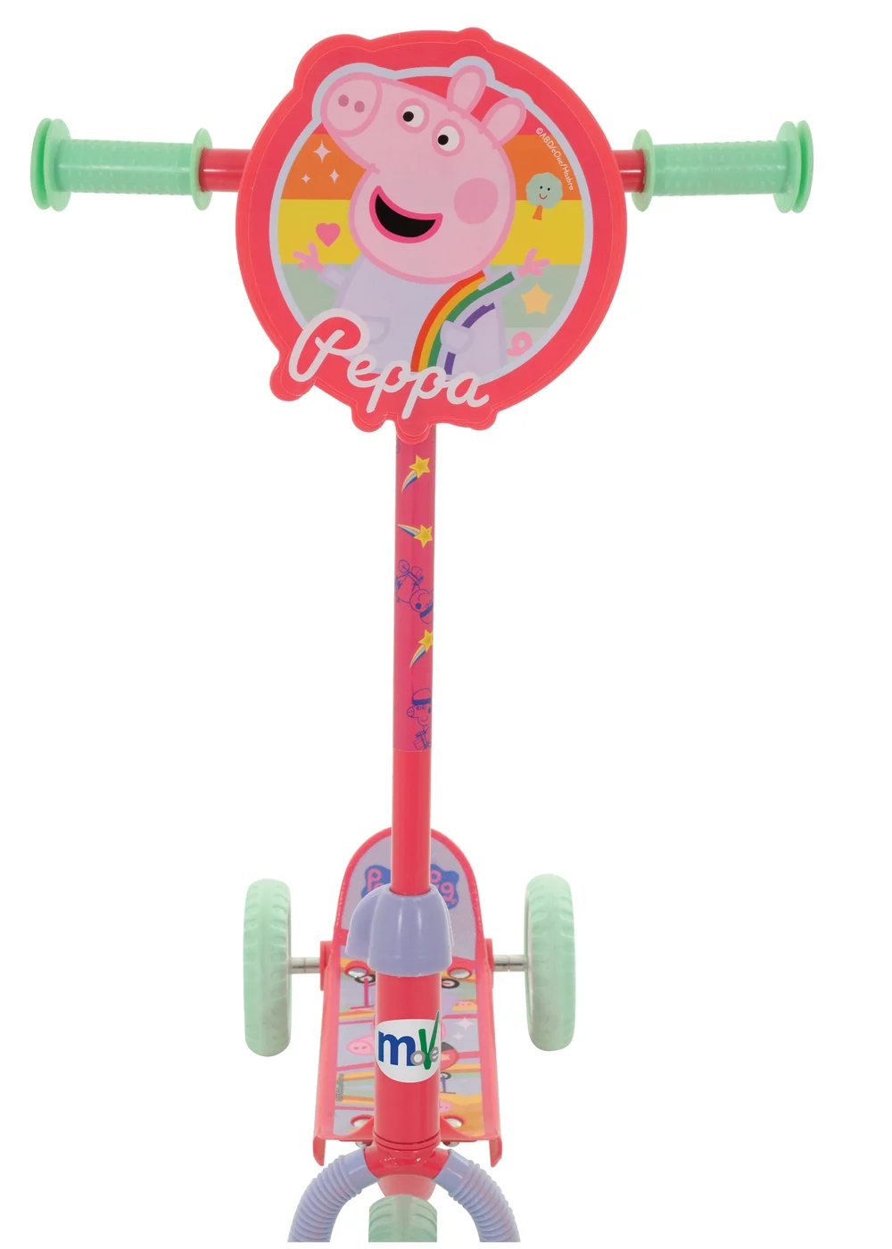 Peppa Pig Deluxe Tri Scooter - One Size Image 2