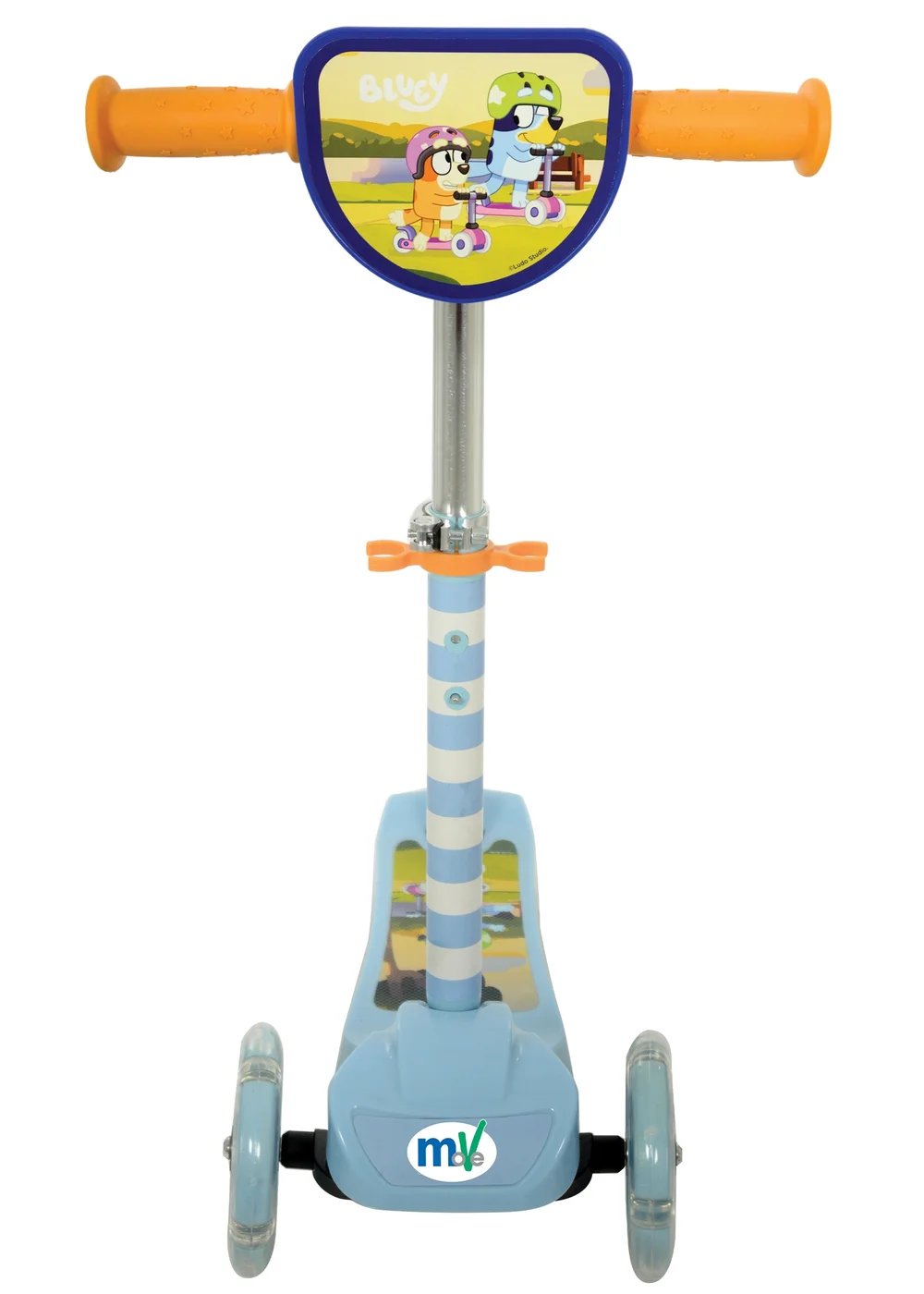Bluey Mini Go Tilt Scooter With Lights - One Size Image 2
