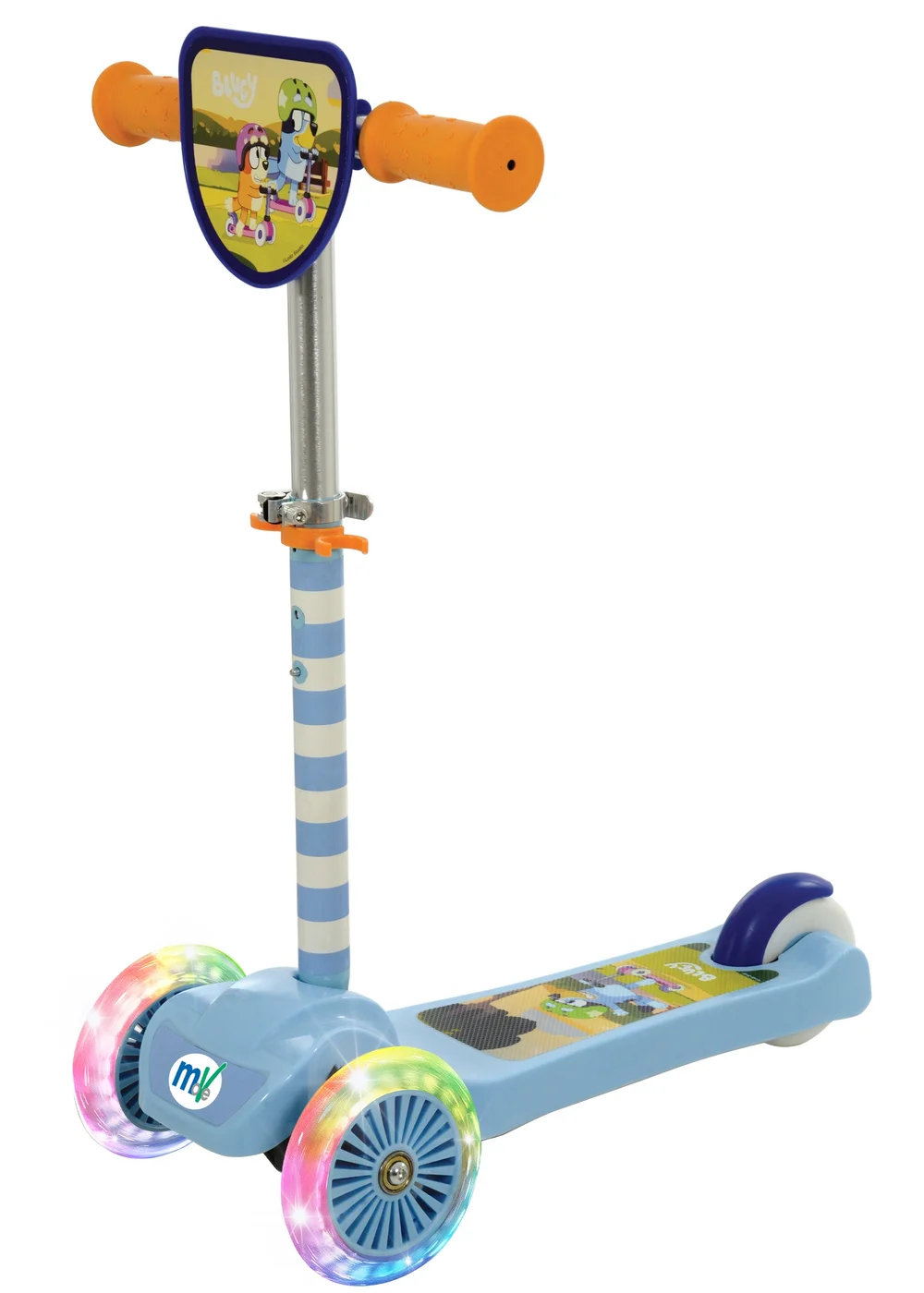 Bluey Mini Go Tilt Scooter With Lights - One Size Image 1