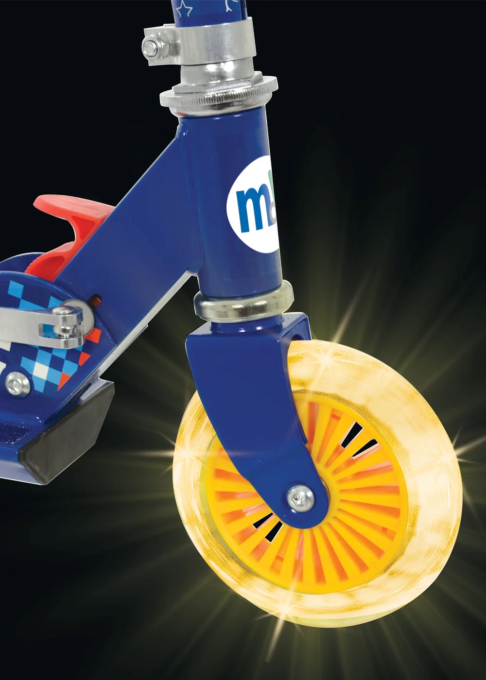 Sonic Folding Inline Scooter With Light Up Wheels - One Size Image 3