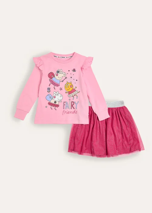 Peppa Pig Girls Tutu Skirt Daywear Set - Age 12 - 24 Months Image 1