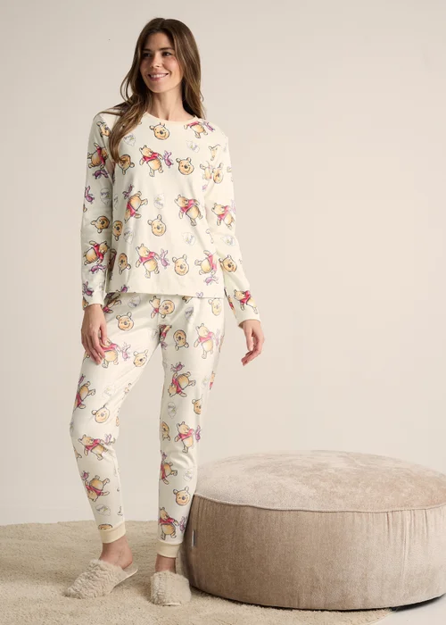 Disney Winnie The Pooh Fleece Pyjama Set - XS Image 1